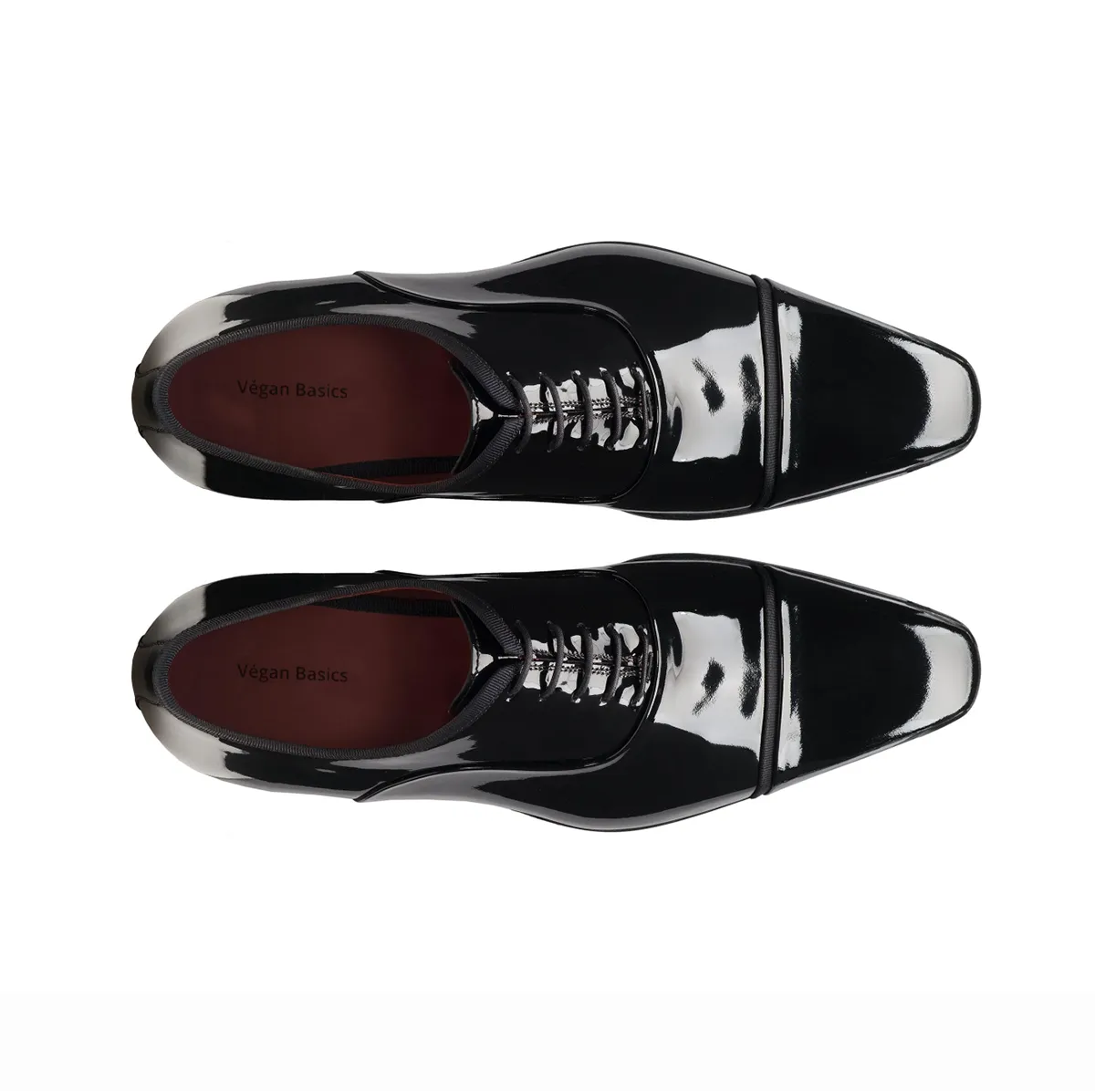 Yuan Black Patent Oxford Shoes