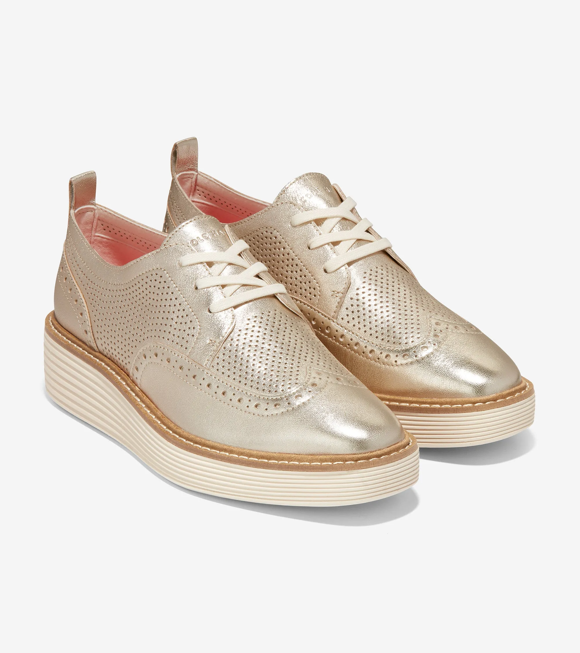 Zapatos Cole Haan Platform Wingtp P/ Damas